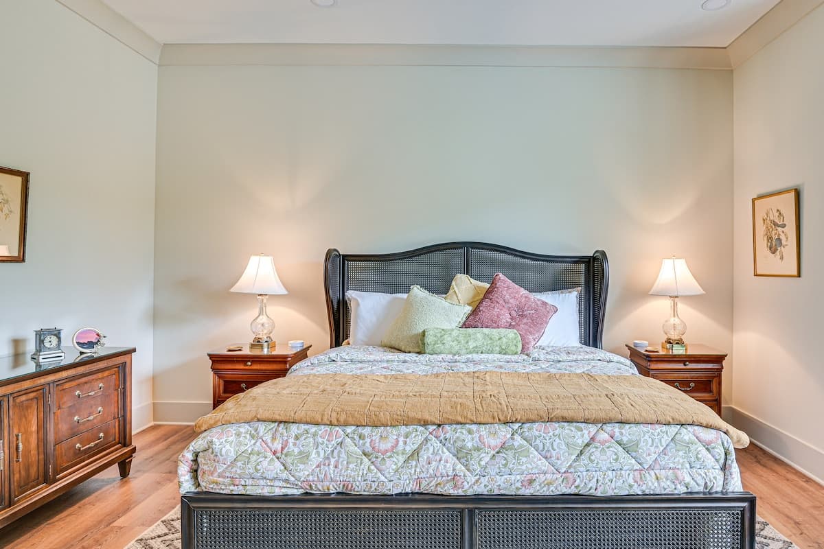 Bedroom 1 — King Bed at The Wilson House, Belmont NC