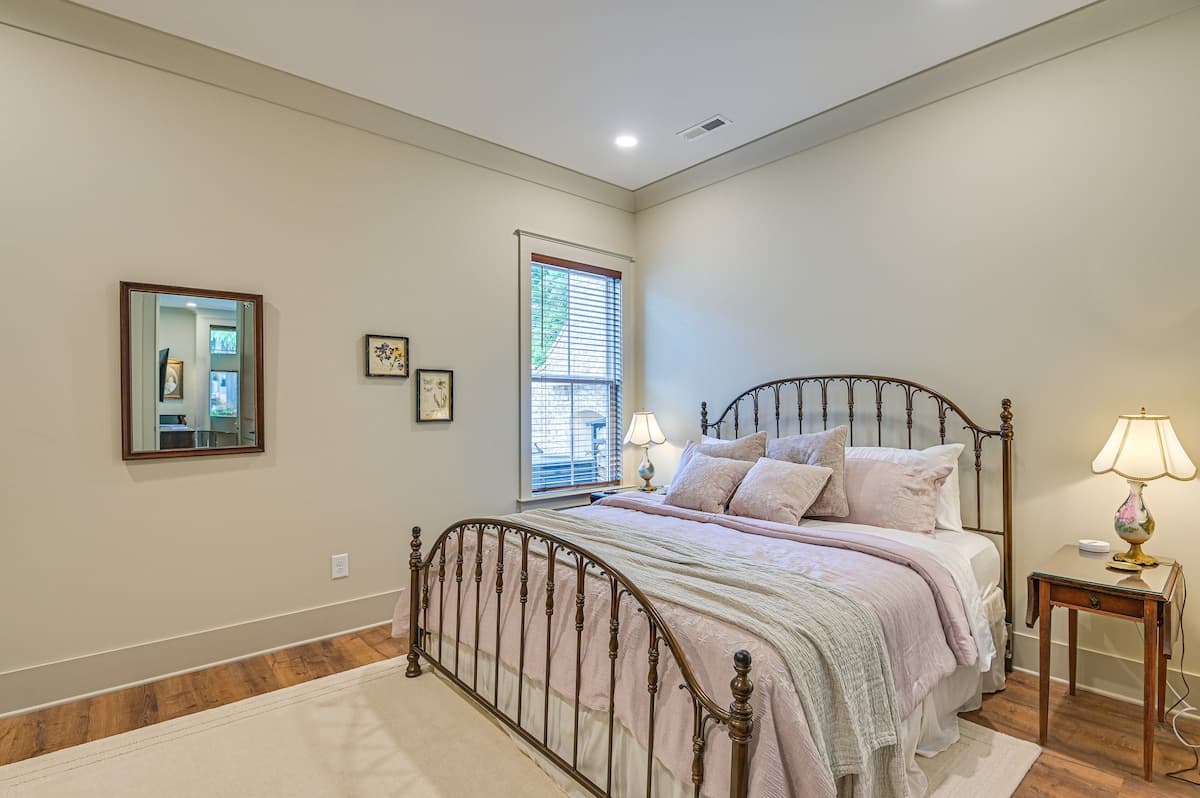 Bedroom 2 — King Bed at The Wilson House, Belmont NC