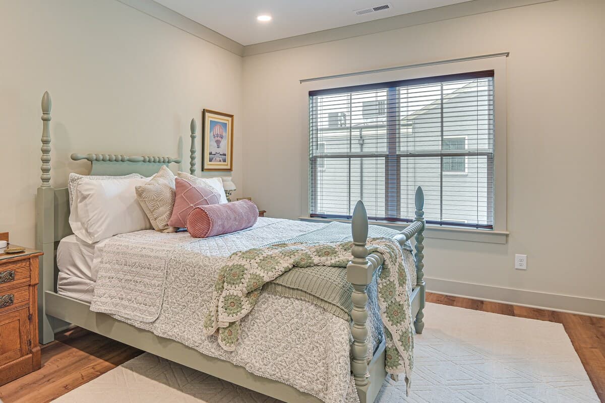 Bedroom 5 — Queen Bed at The Wilson House, Belmont NC